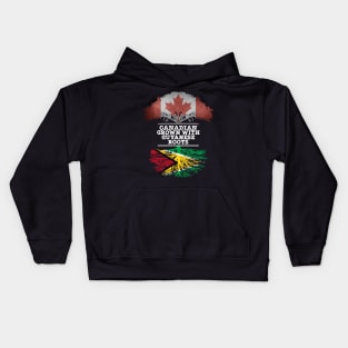 Canadian Grown With Guyanese Roots - Gift for Guyanese With Roots From Guyana Kids Hoodie